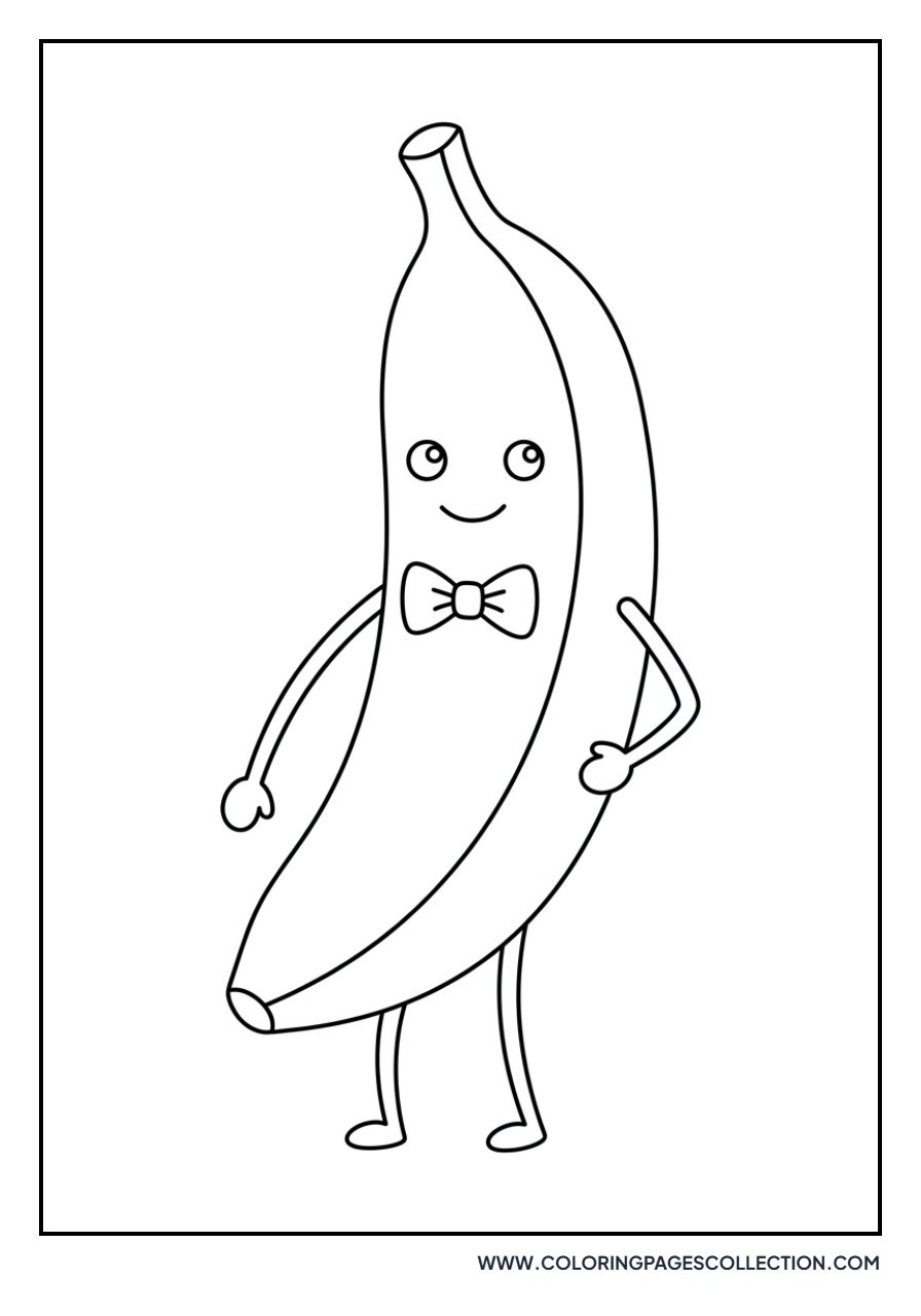 Banana with Bow Tie