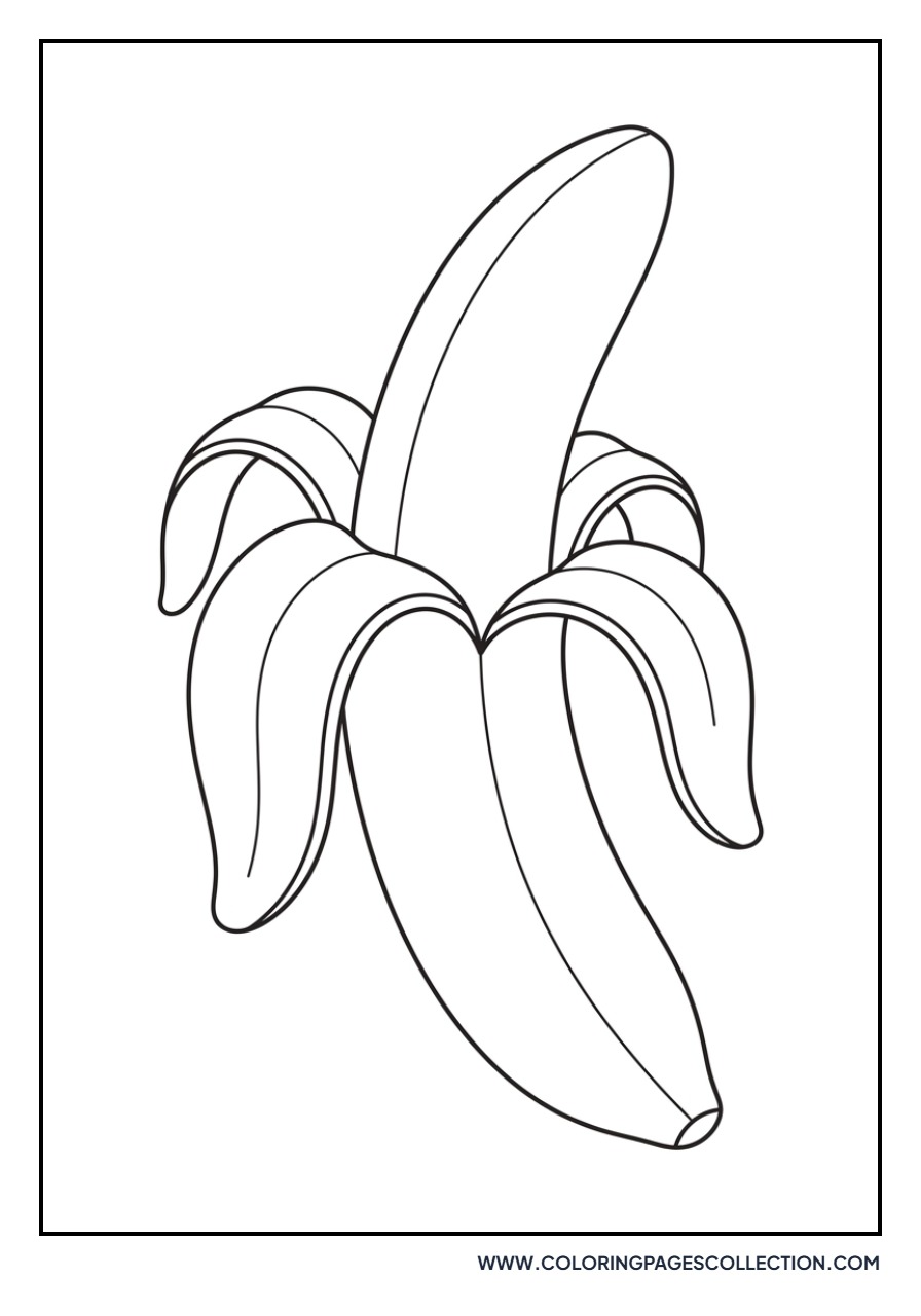 Half Peeled Banana