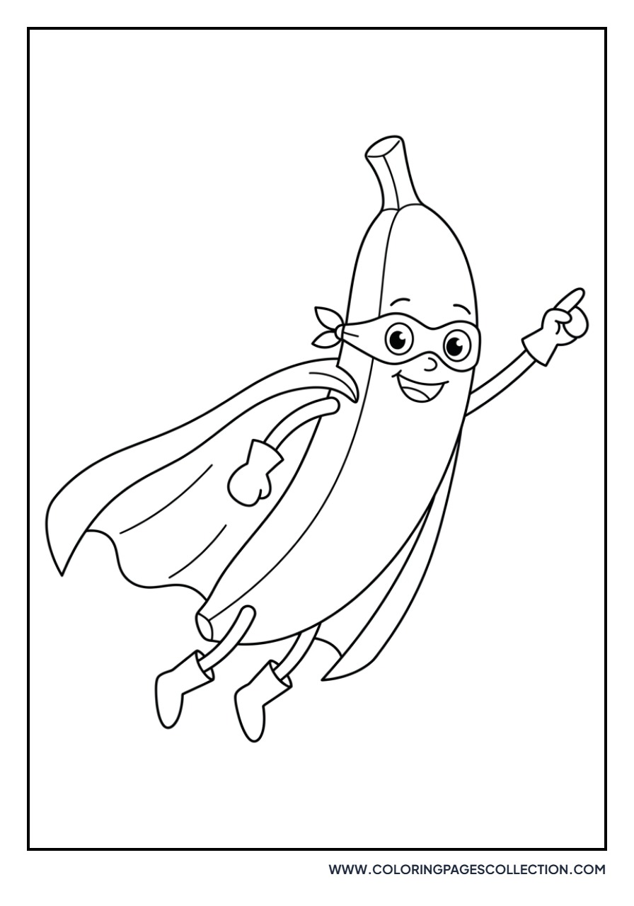 Superhero Banana