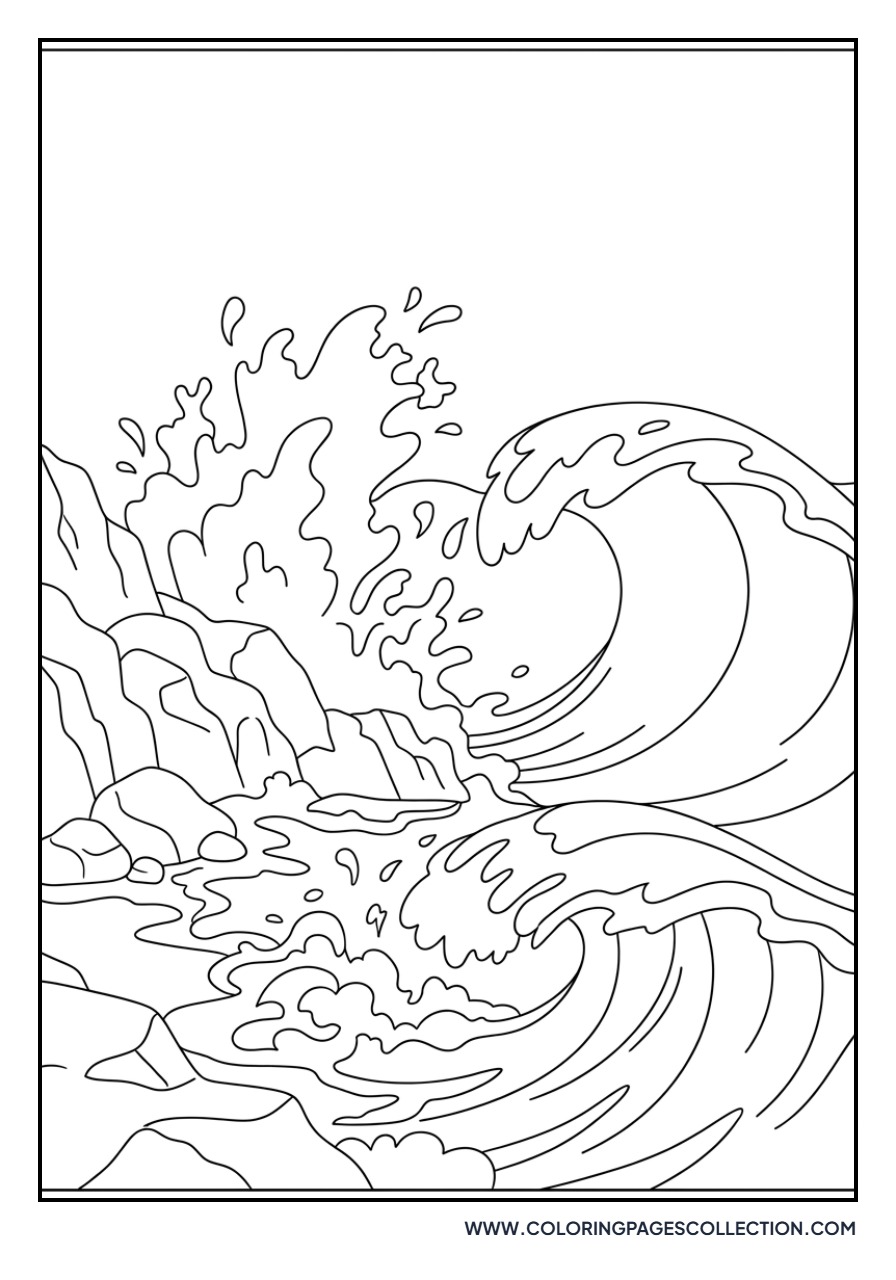 Crashing Ocean Waves