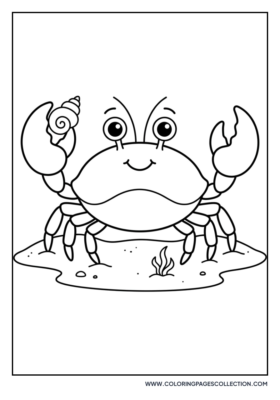 Happy Beach Crab
