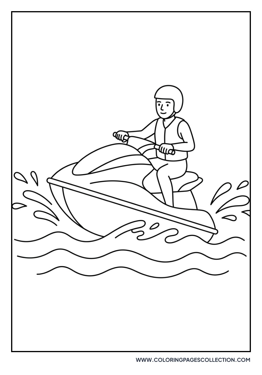 Jet Ski on Waves