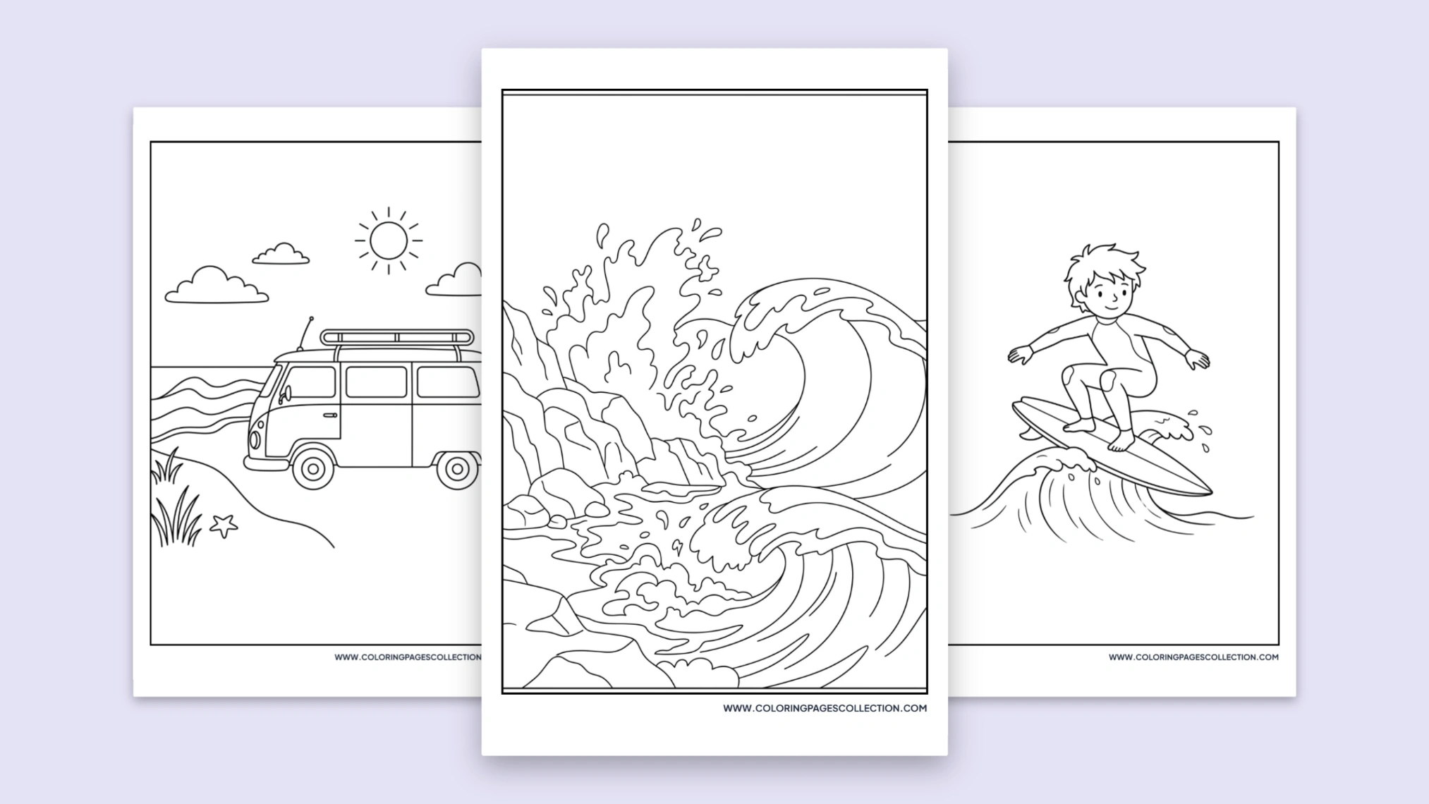 65+ Free Printable Beach Coloring Pages