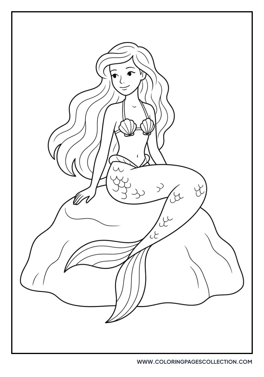 Mermaid on a Rock