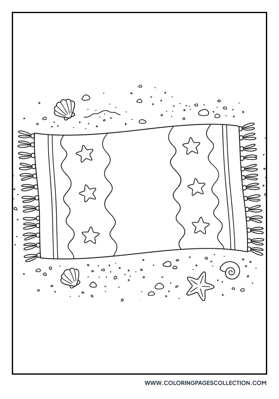 Patterned Beach Towel