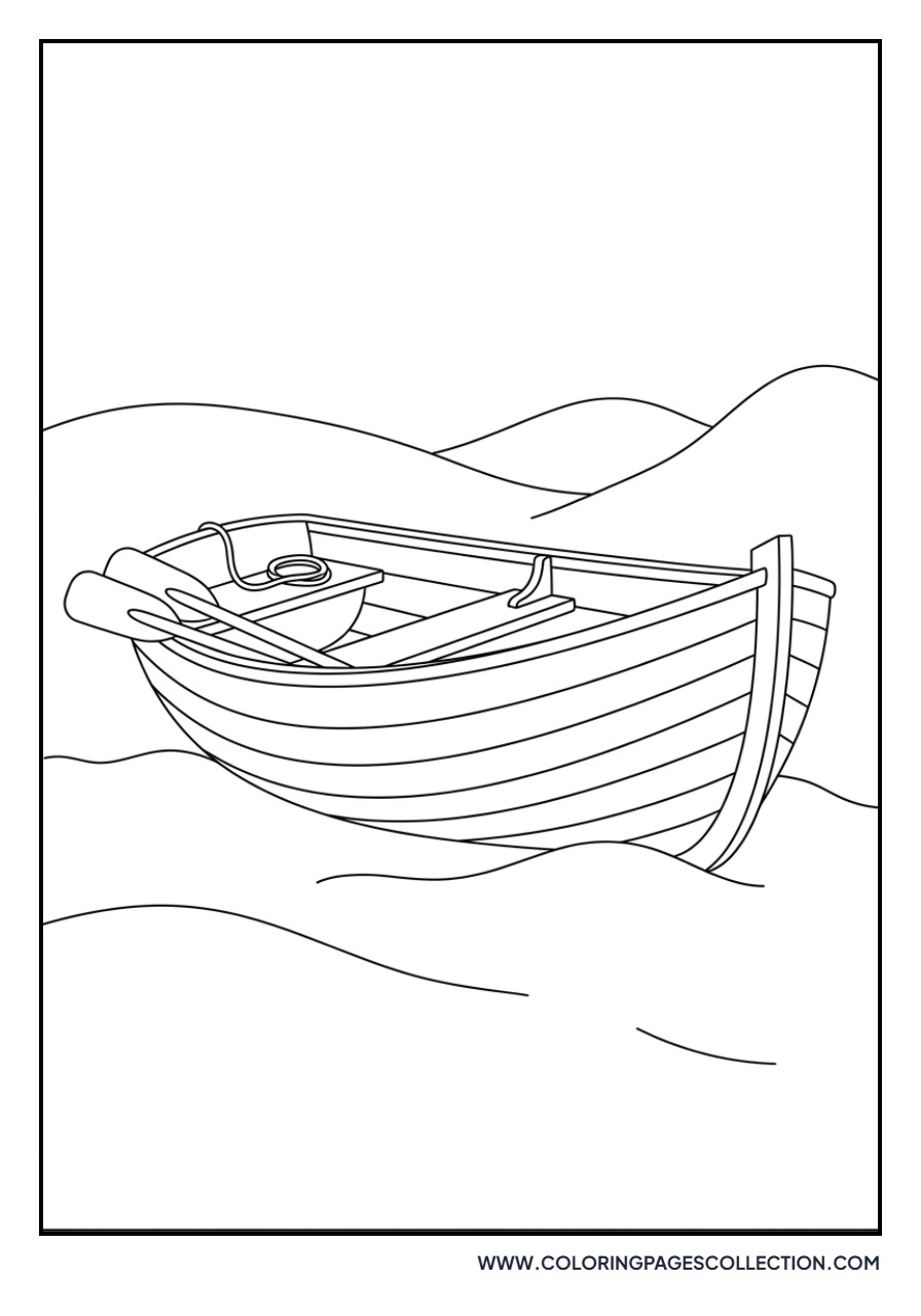 Rowboat on the Shore