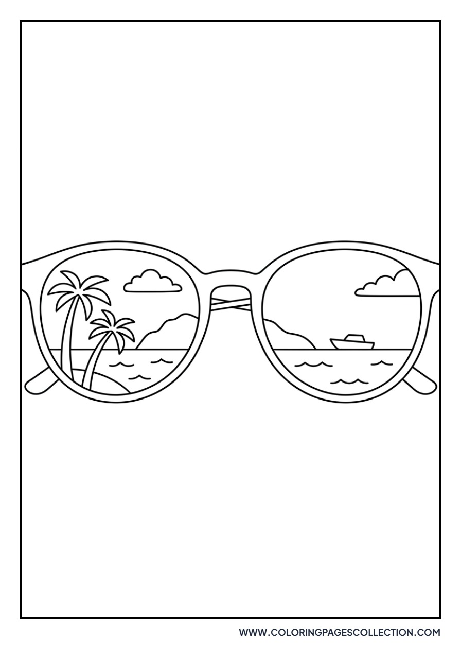 Sunglasses with Palm View