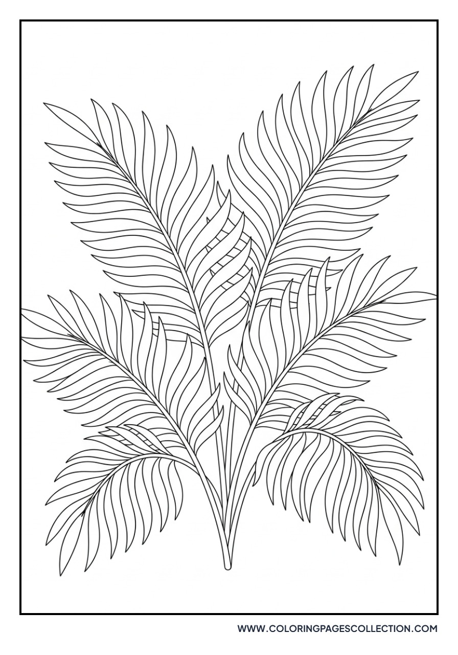 Tropical Palm Leaves