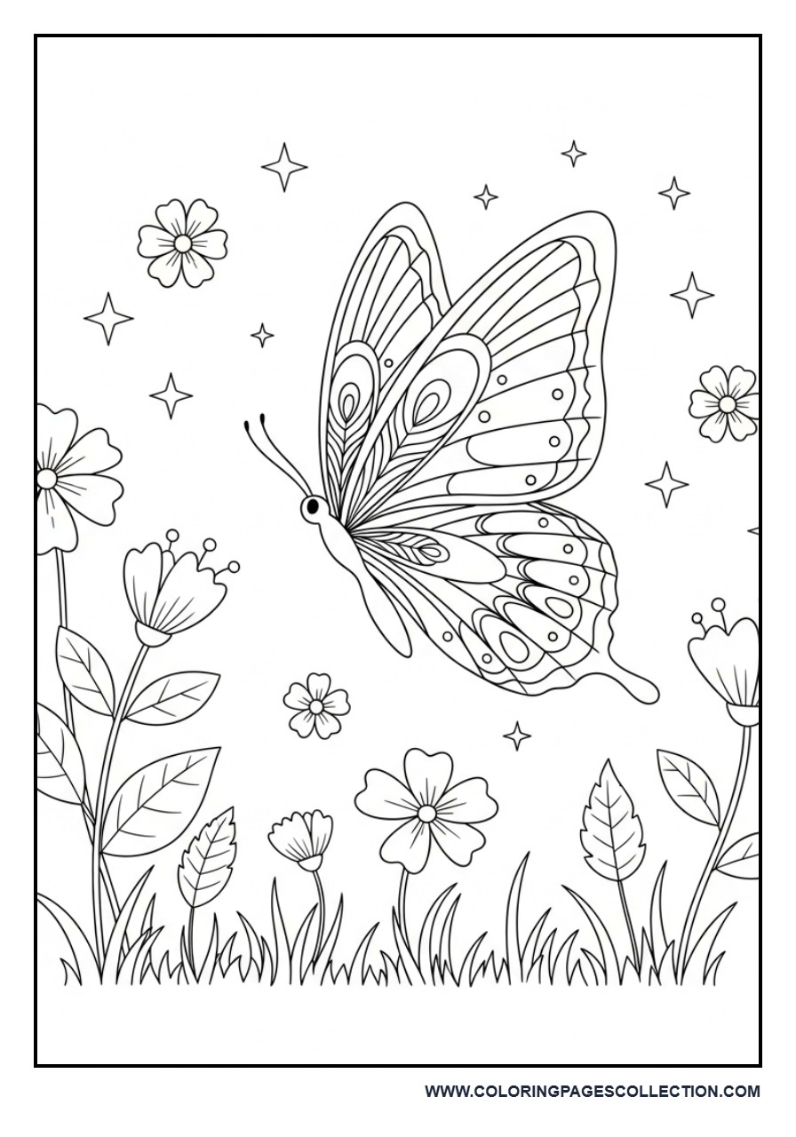 Fairy Style Butterfly Garden