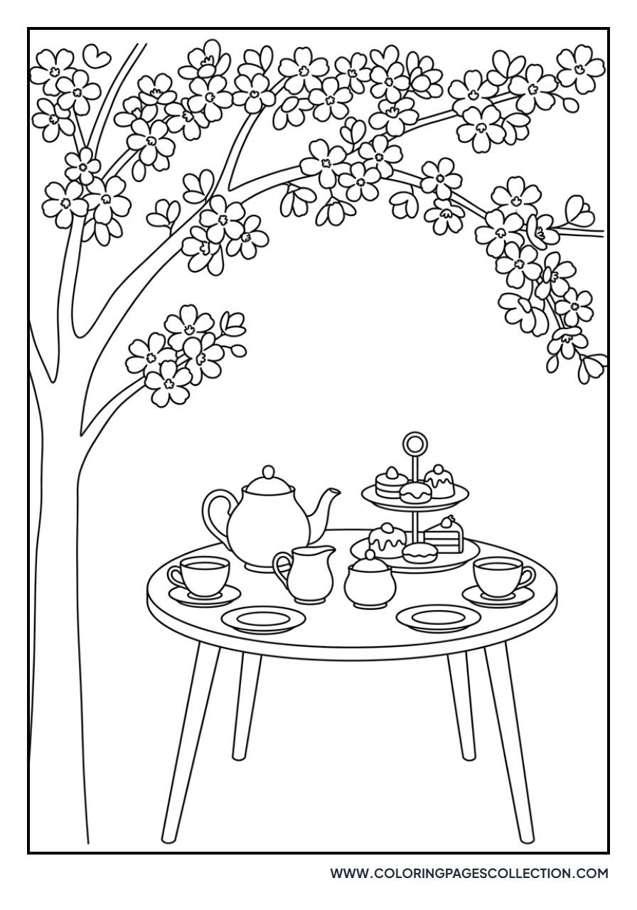 Cherry Blossom Tea Party