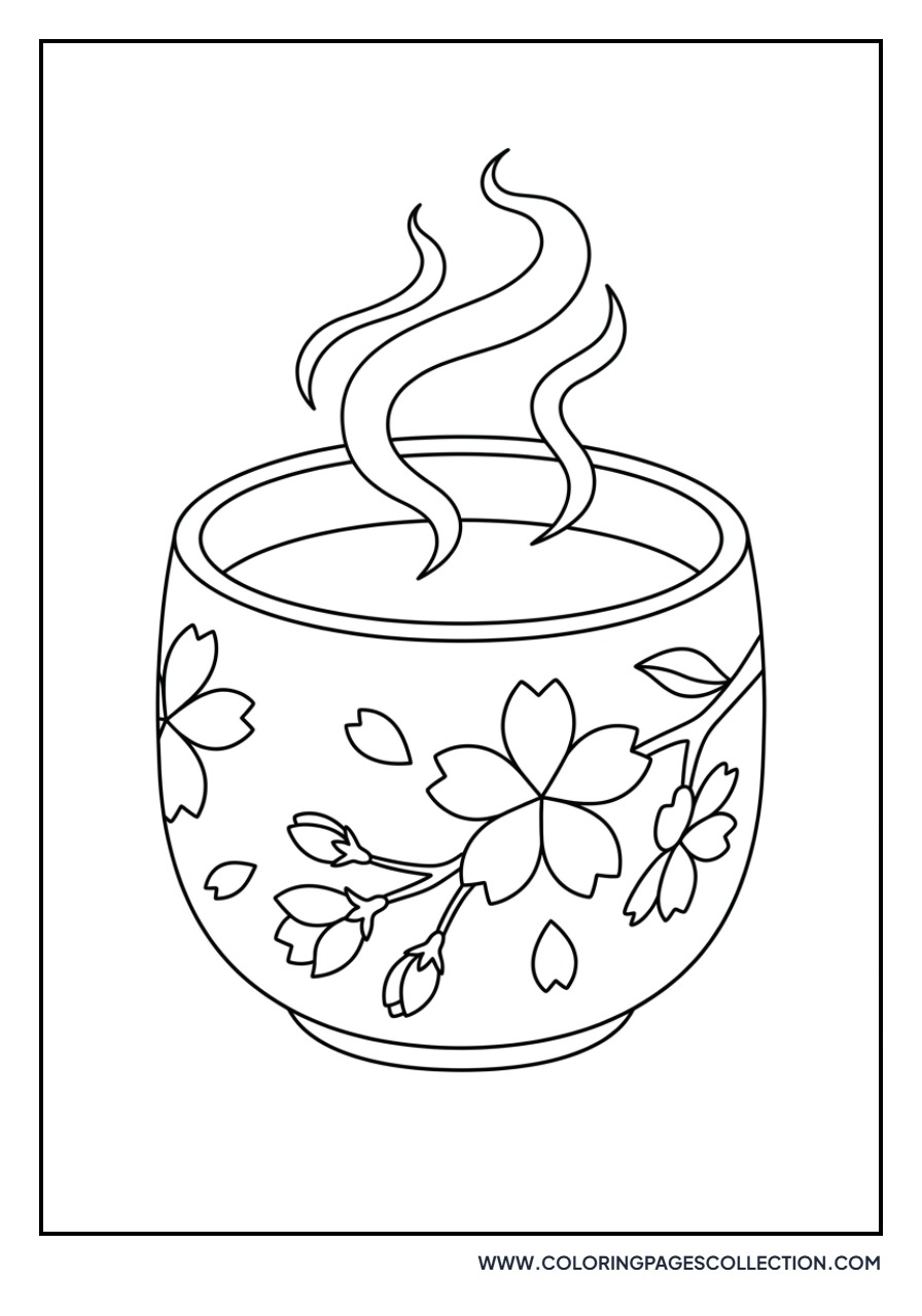 Cherry Blossom Teacup