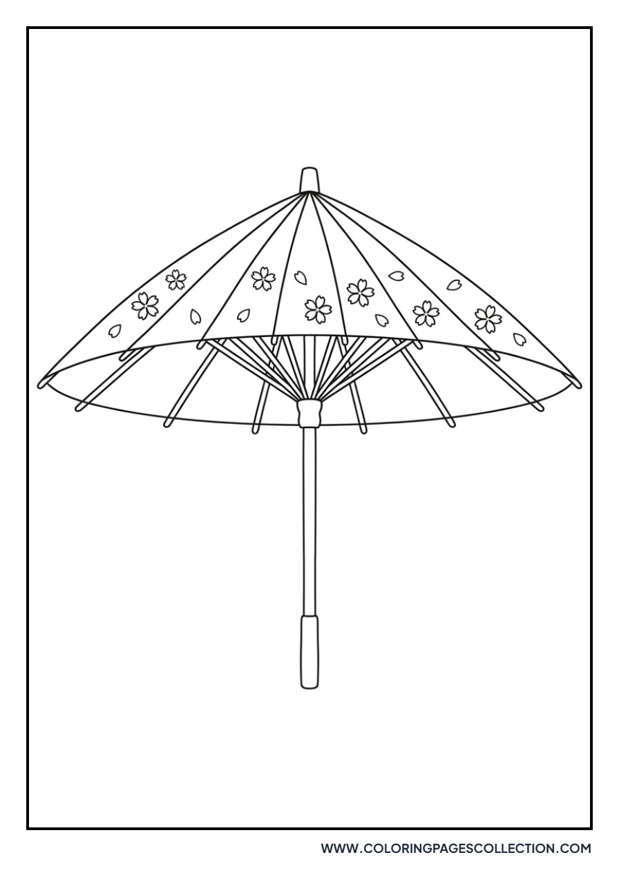 Cherry Blossom Umbrella