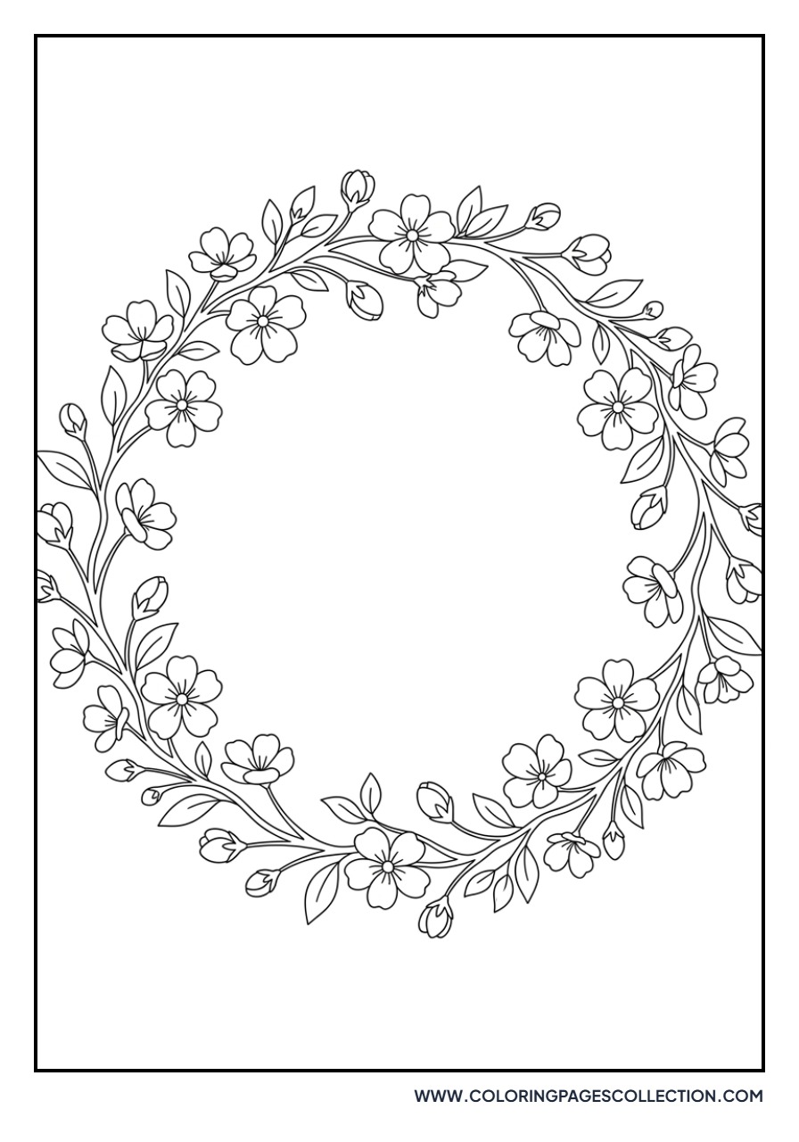 Cherry Blossom Wreath