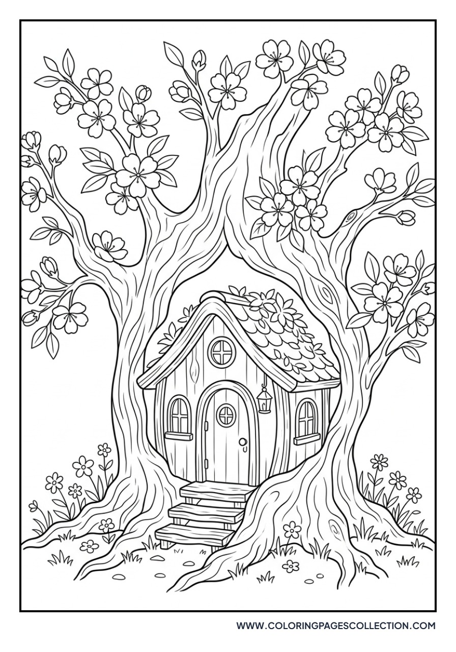 Sakura Fairy House
