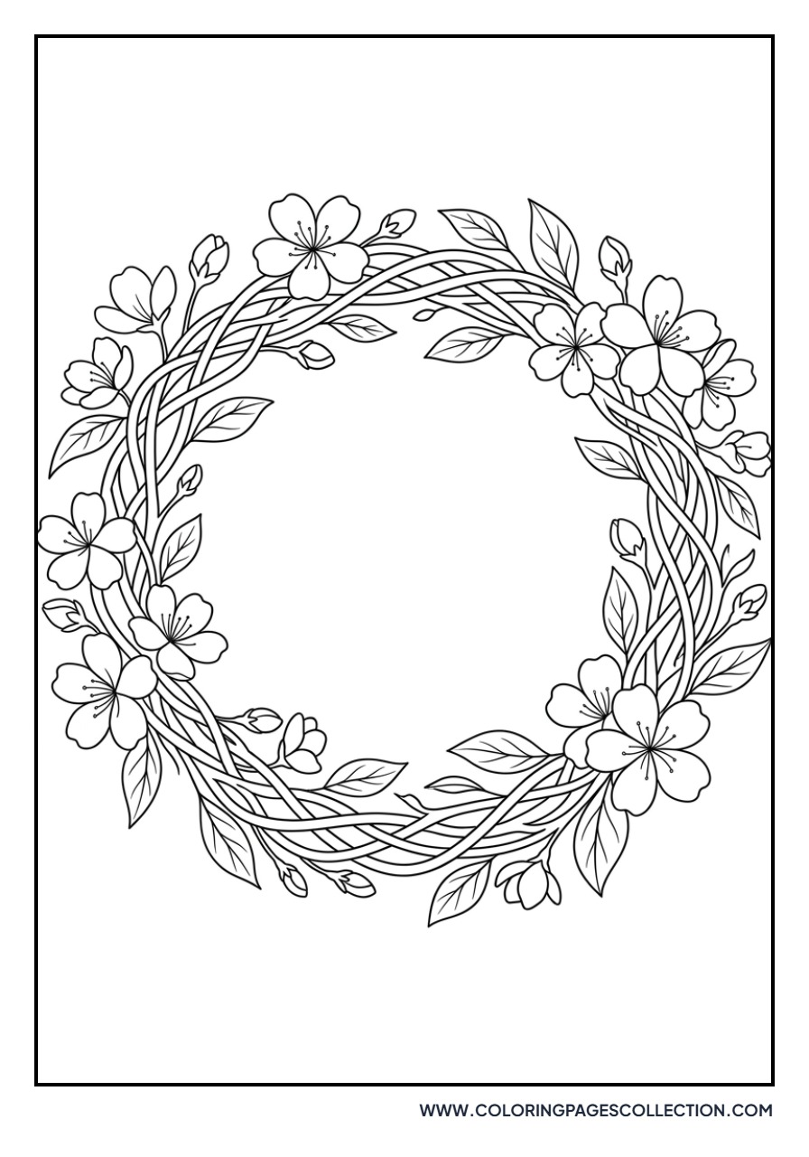 Sakura Flower Crown