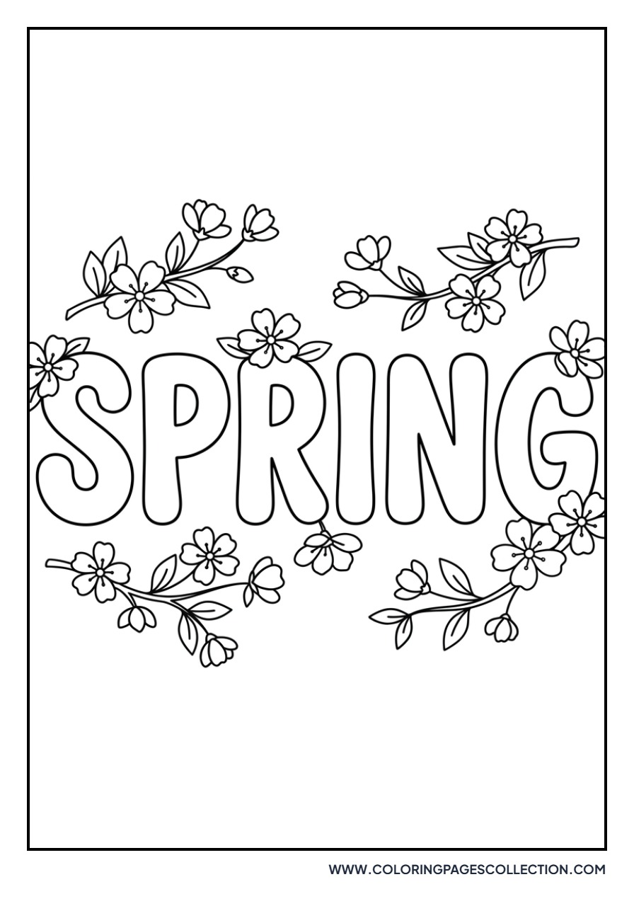 Sakura Lettering 'Spring'