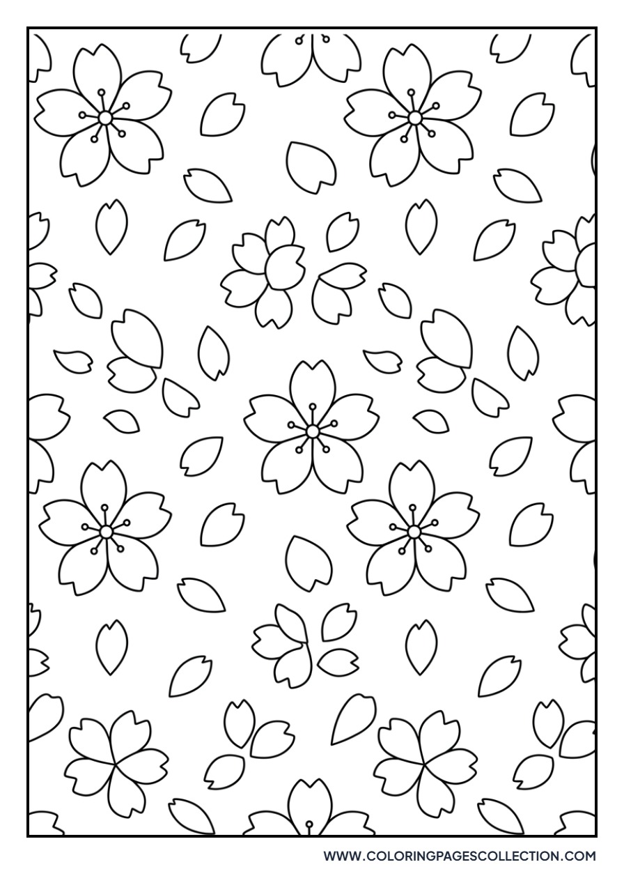 Sakura Petal Pattern