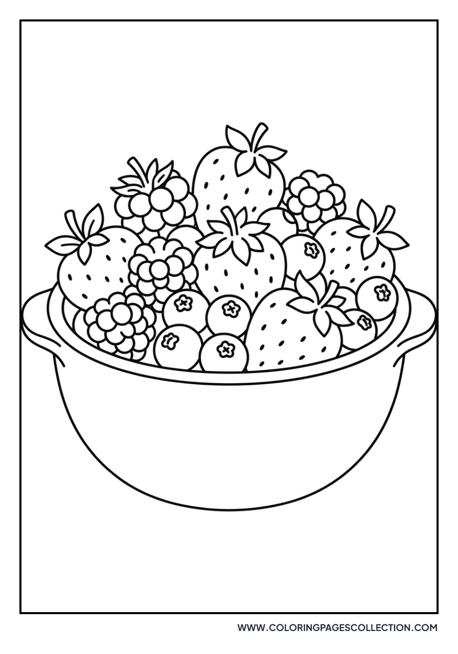 Bowl of Mixed Berries