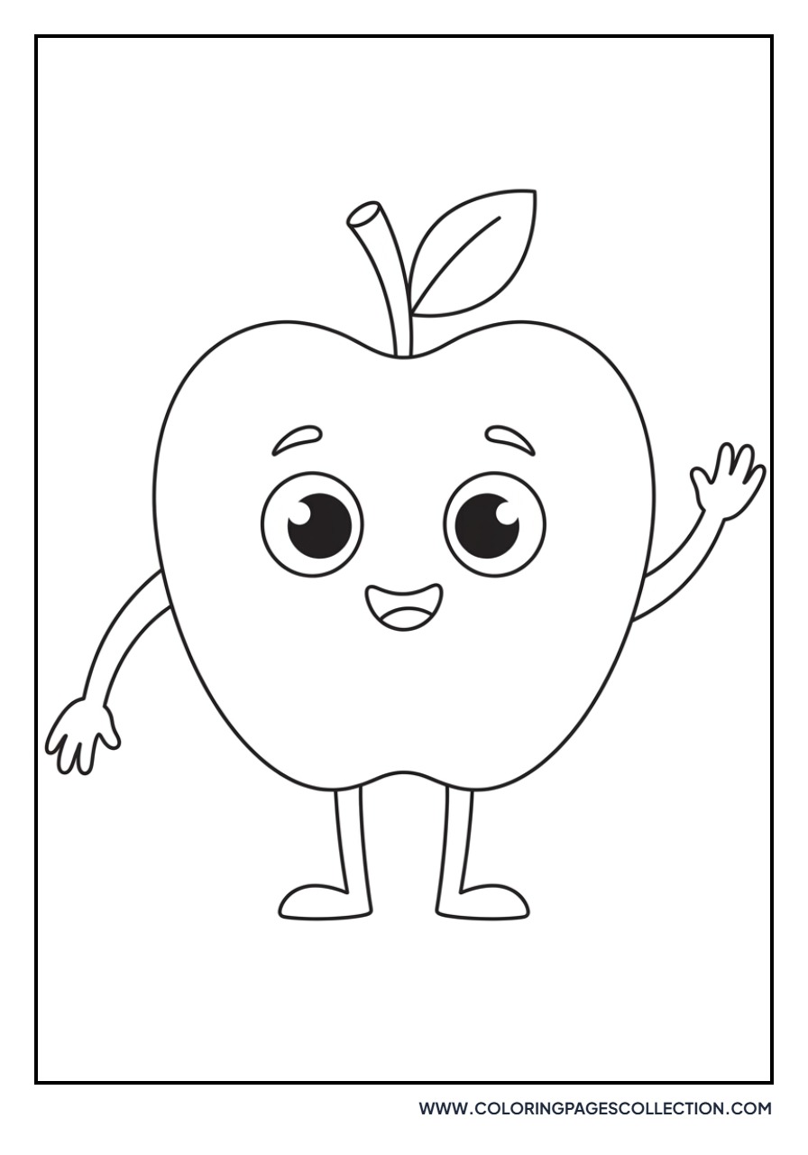 Cute Kawaii Apple
