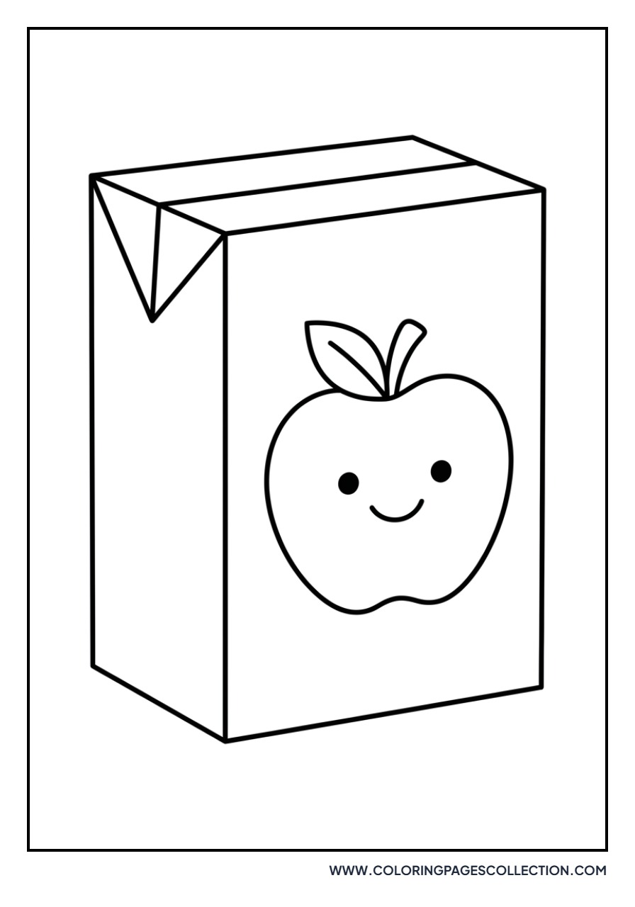 Kawaii Fruit Juice Box