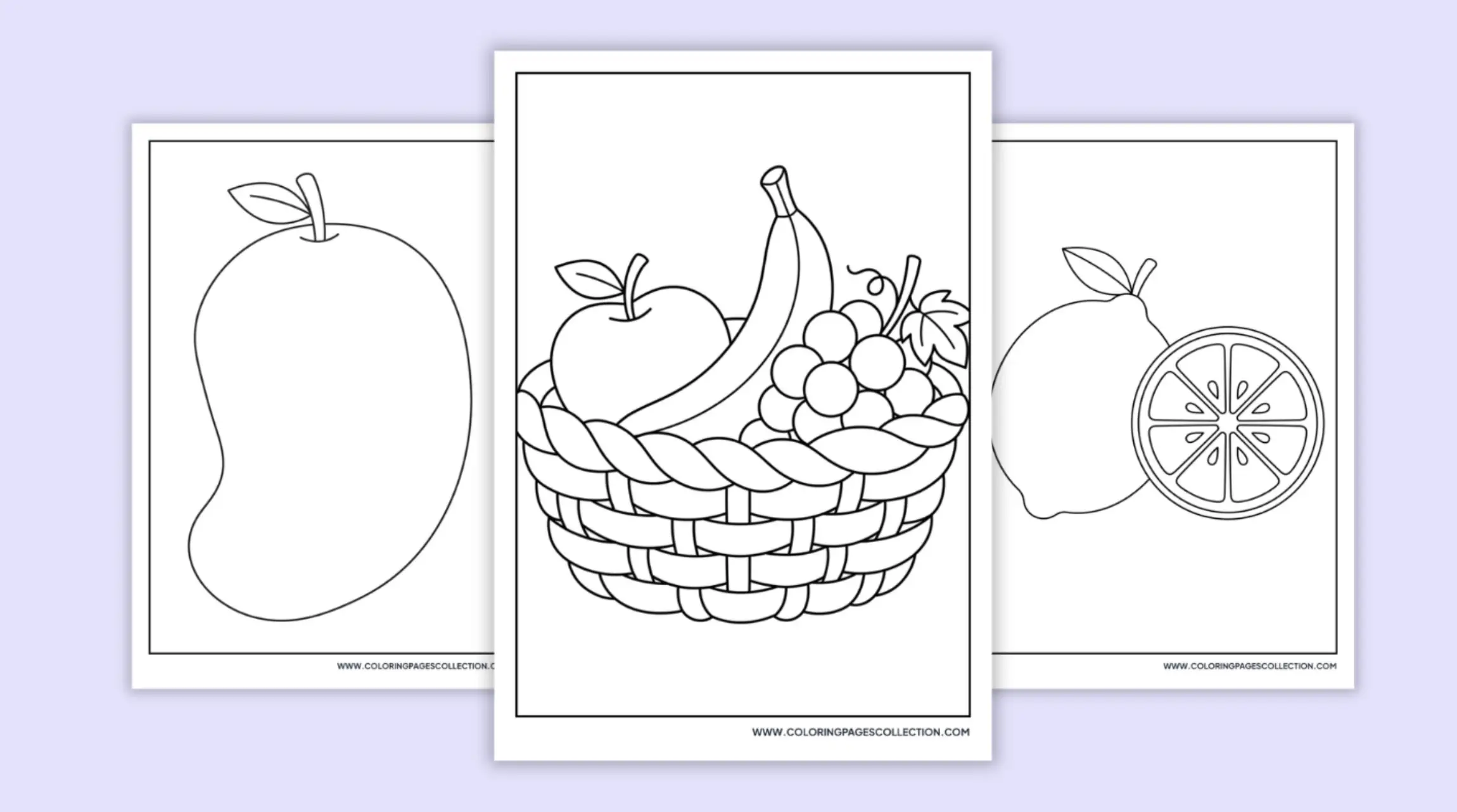 fruit-coloring-pages coloring pages