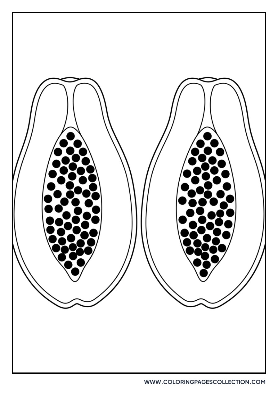 Papaya with Seeds