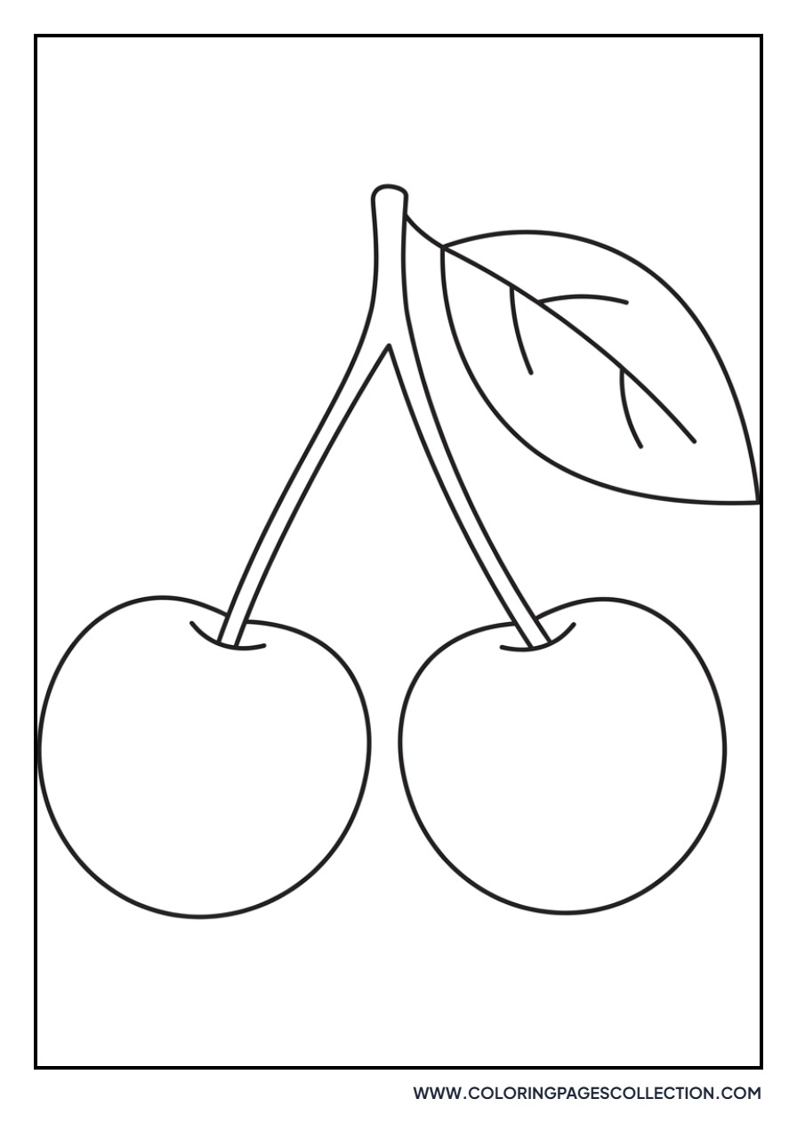 Two Cherries on a Stem