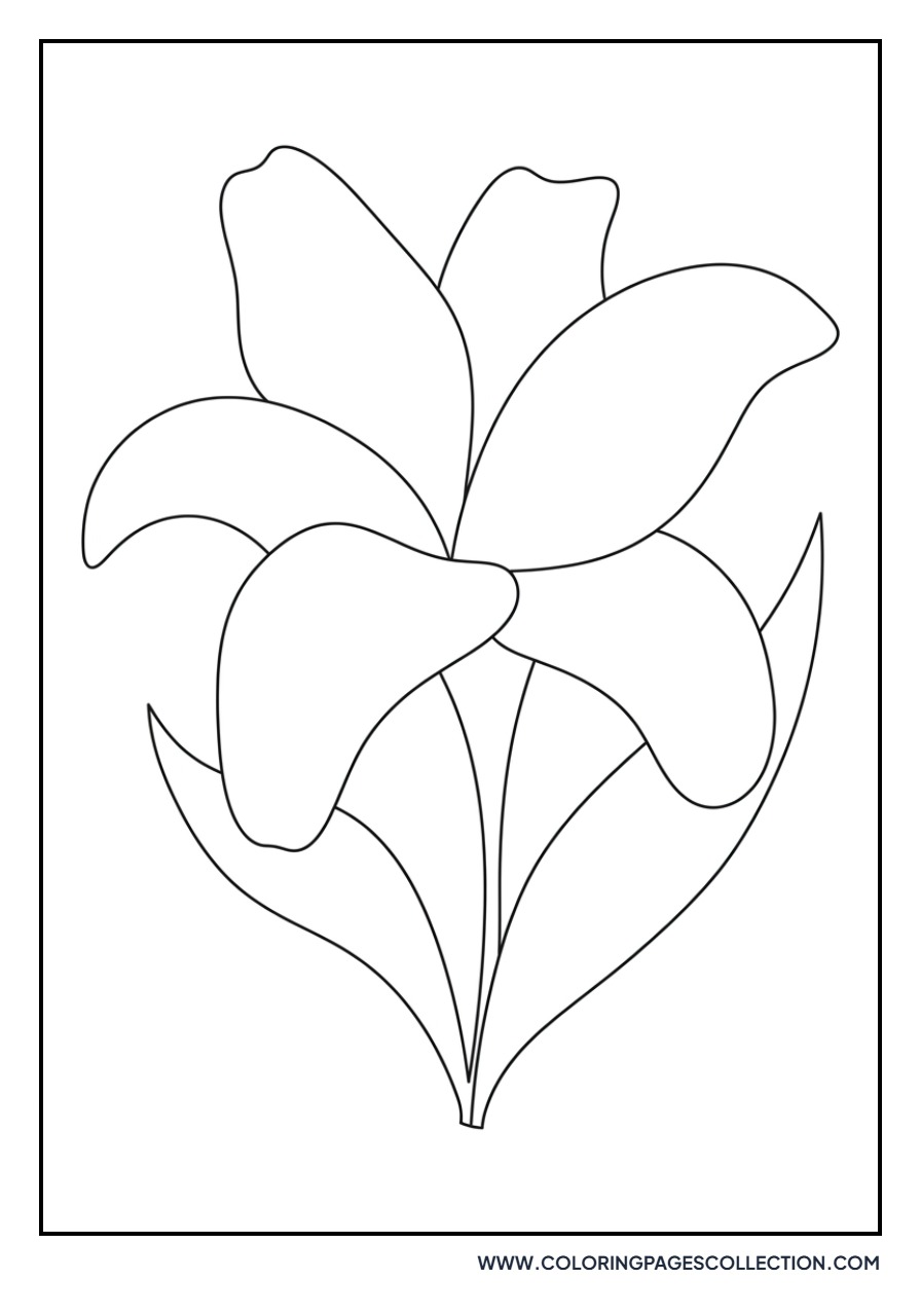 Abstract Lily Design