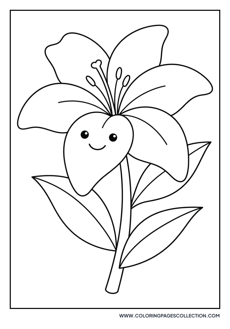 Cartoon Lily Face