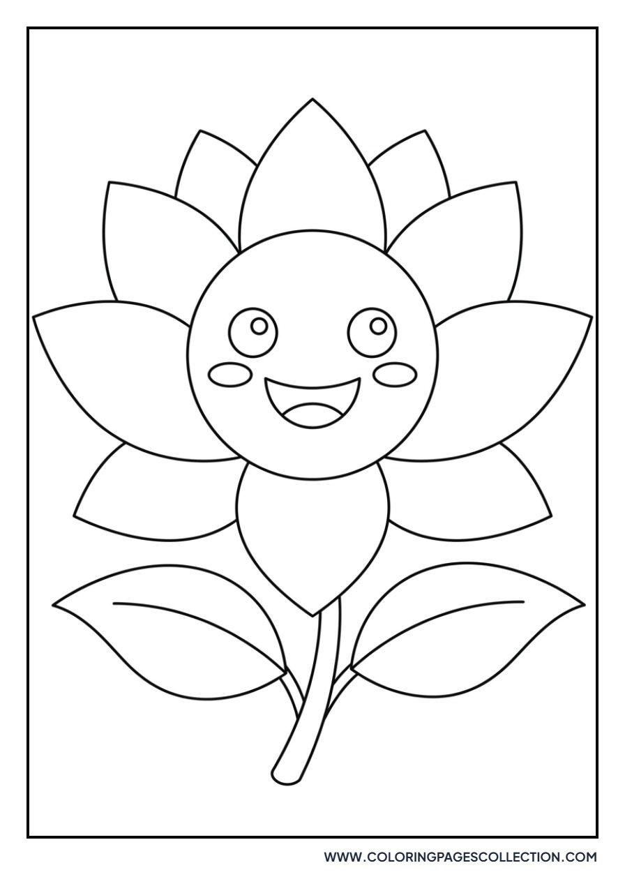 Happy Cartoon Lotus