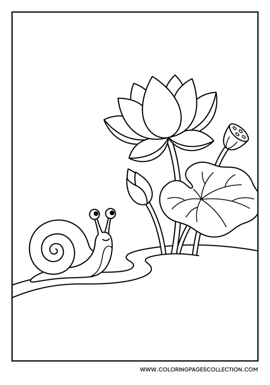 Lotus and Snail