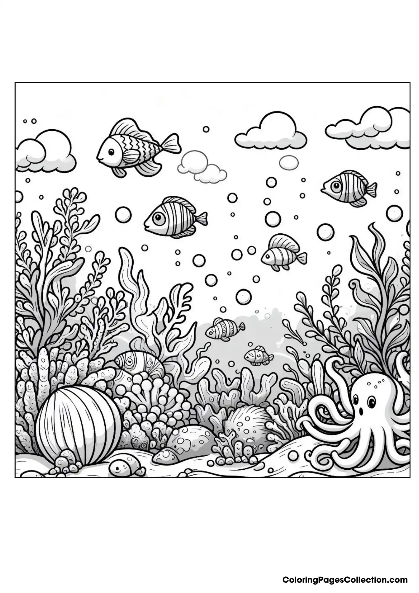 ocean coloring pages
