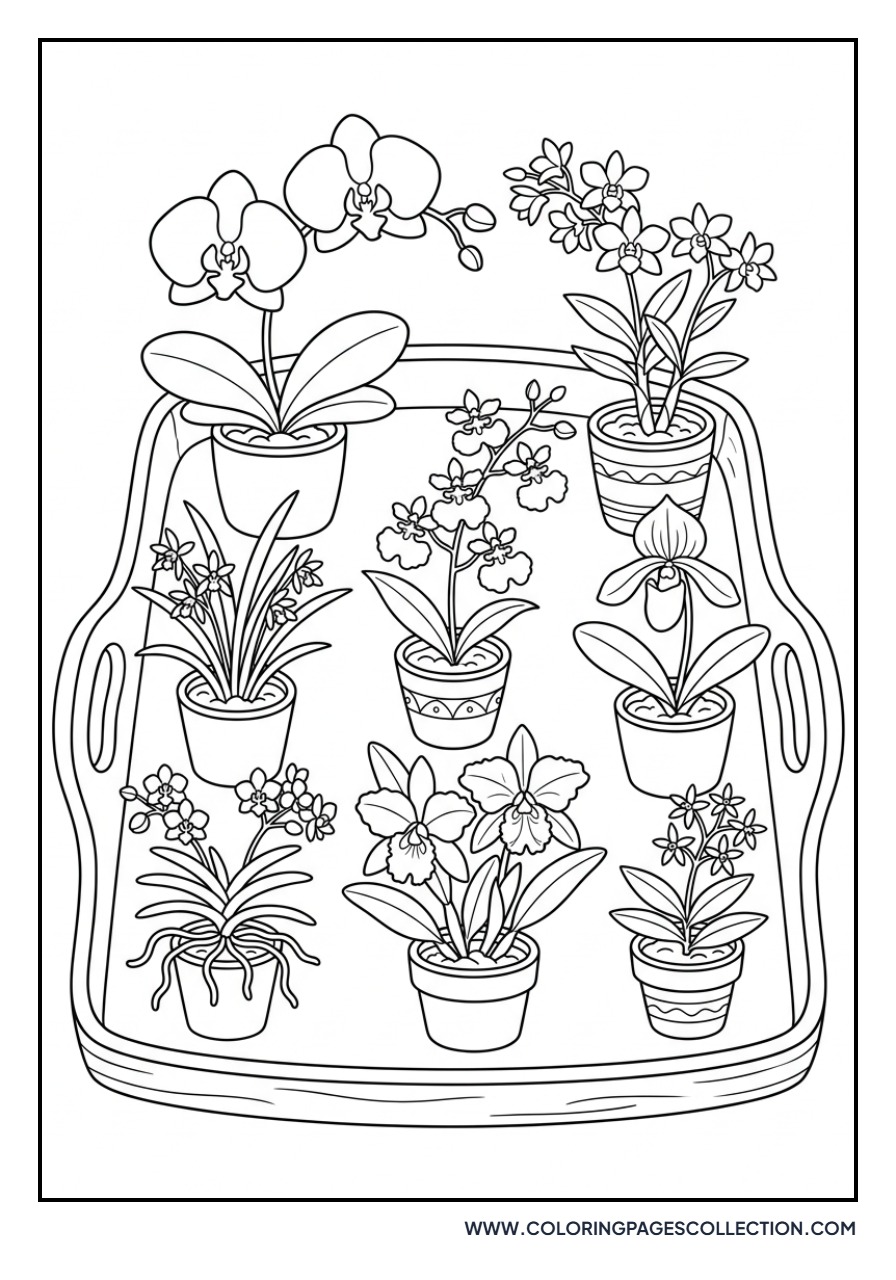 Miniature Orchid Garden