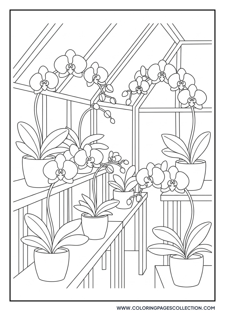 Orchid House Greenhouse