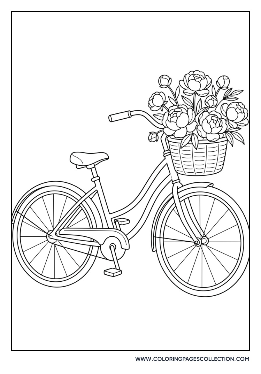 Peony and Bicycle