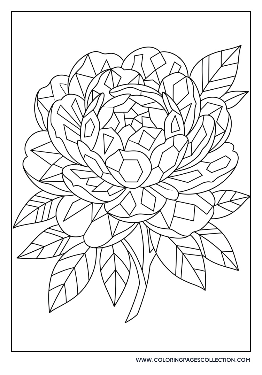 Peony Mandala Detail