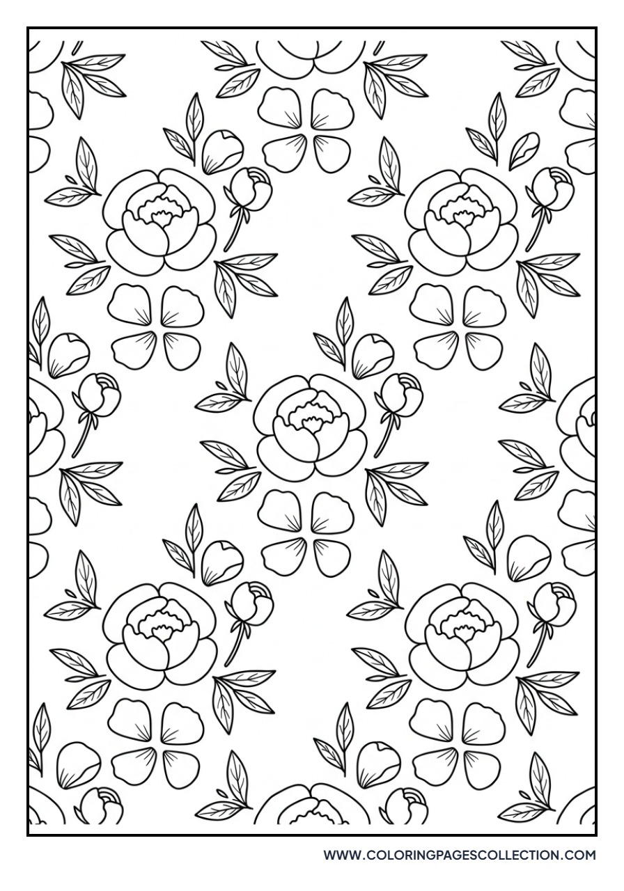 Peony Petal Pattern