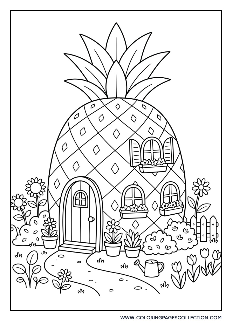 Giant Pineapple House