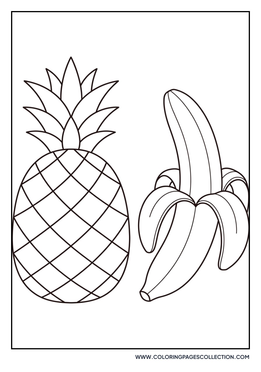 Pineapple and Banana