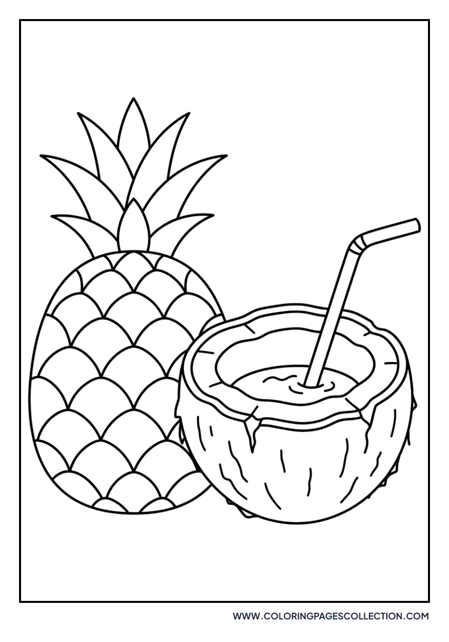 Pineapple and Coconut