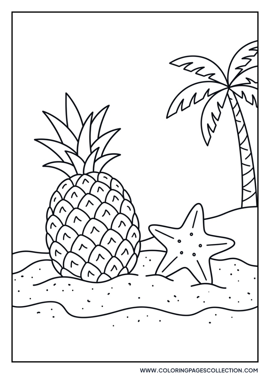 Pineapple on the Beach