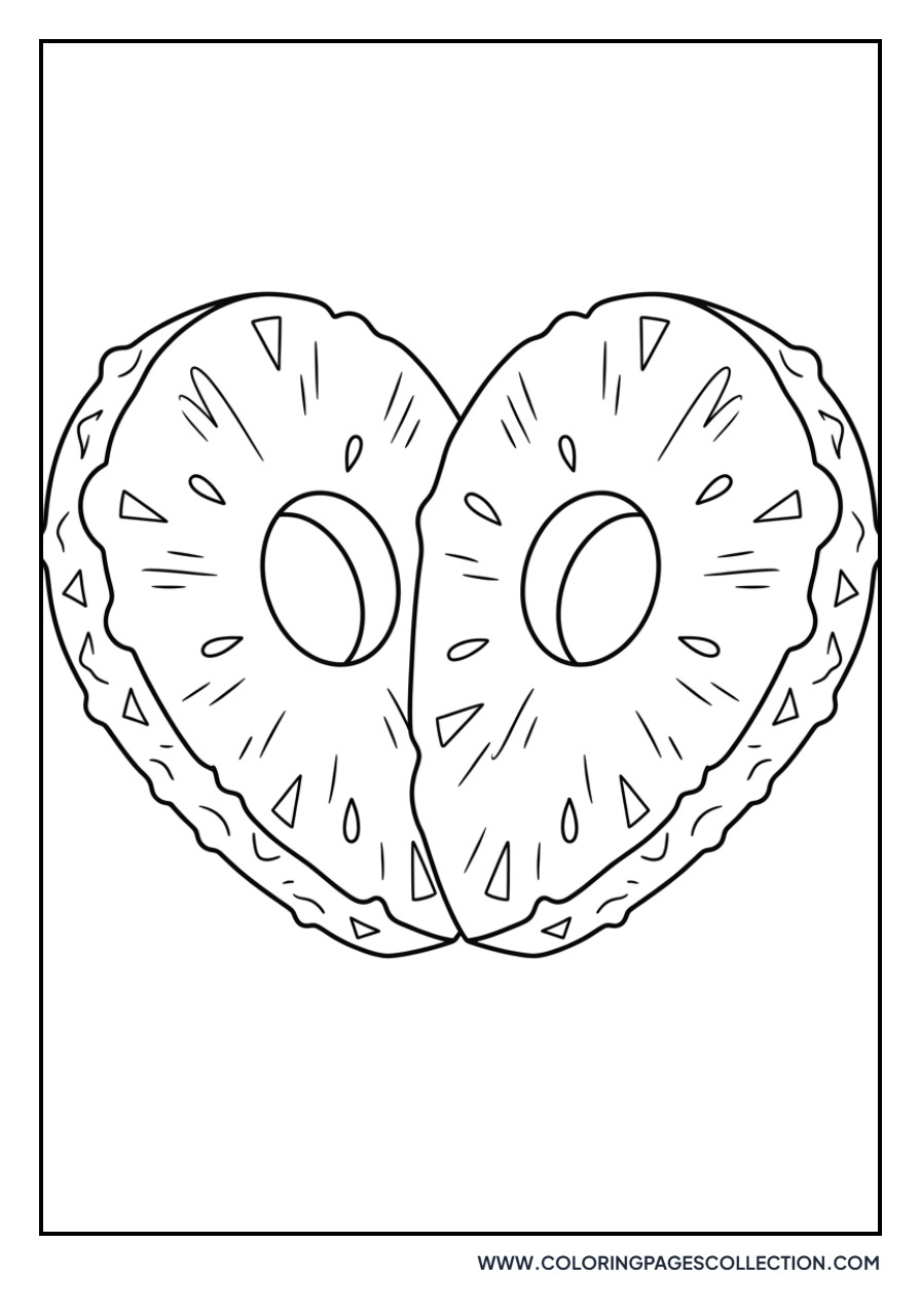 Pineapple Slice Heart