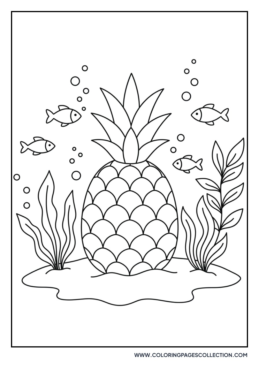 Pineapple Under Water