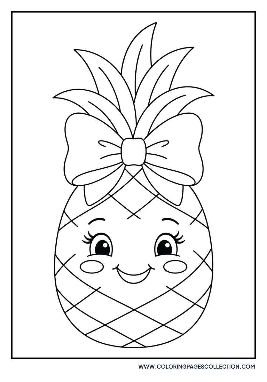 Pineapple with a Bow