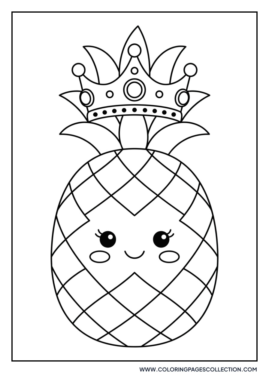 Pineapple with Crown