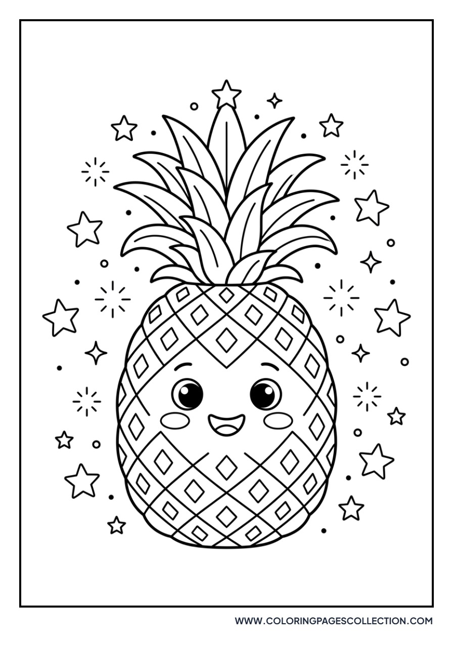 Pineapple with Sparkles