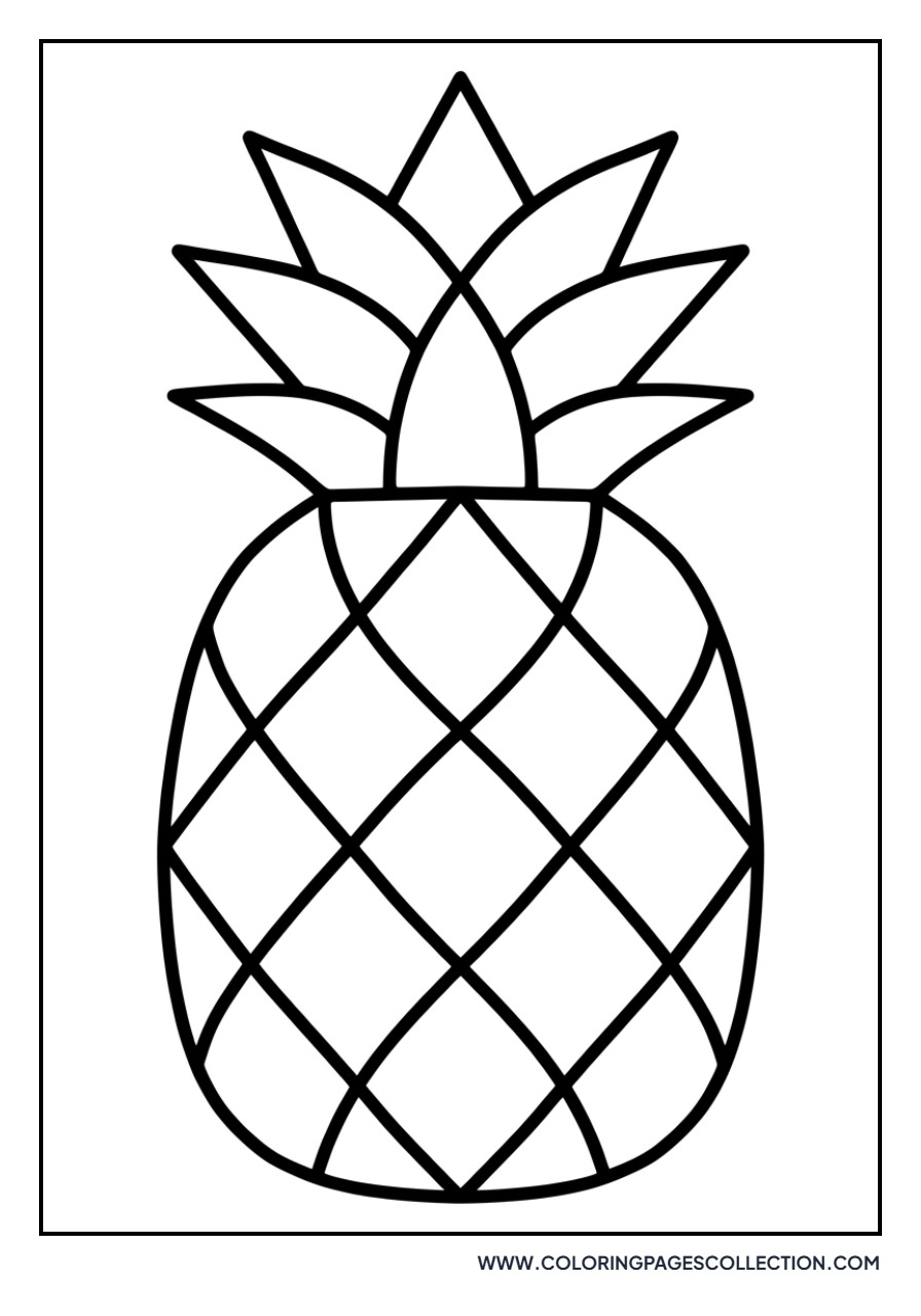 Stained Glass Pineapple