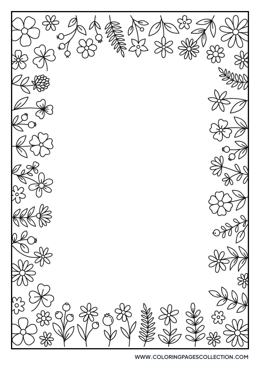 Floral Border Pattern