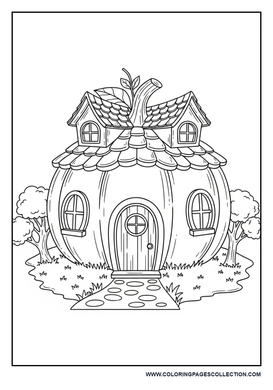 Fantasy Pumpkin House