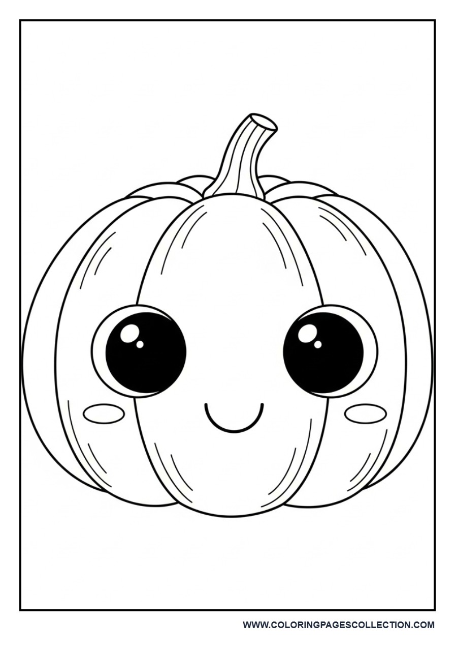 Pumpkin with Big Eyes